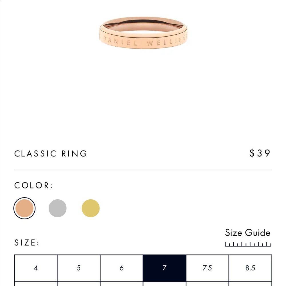 daniel wellington ring